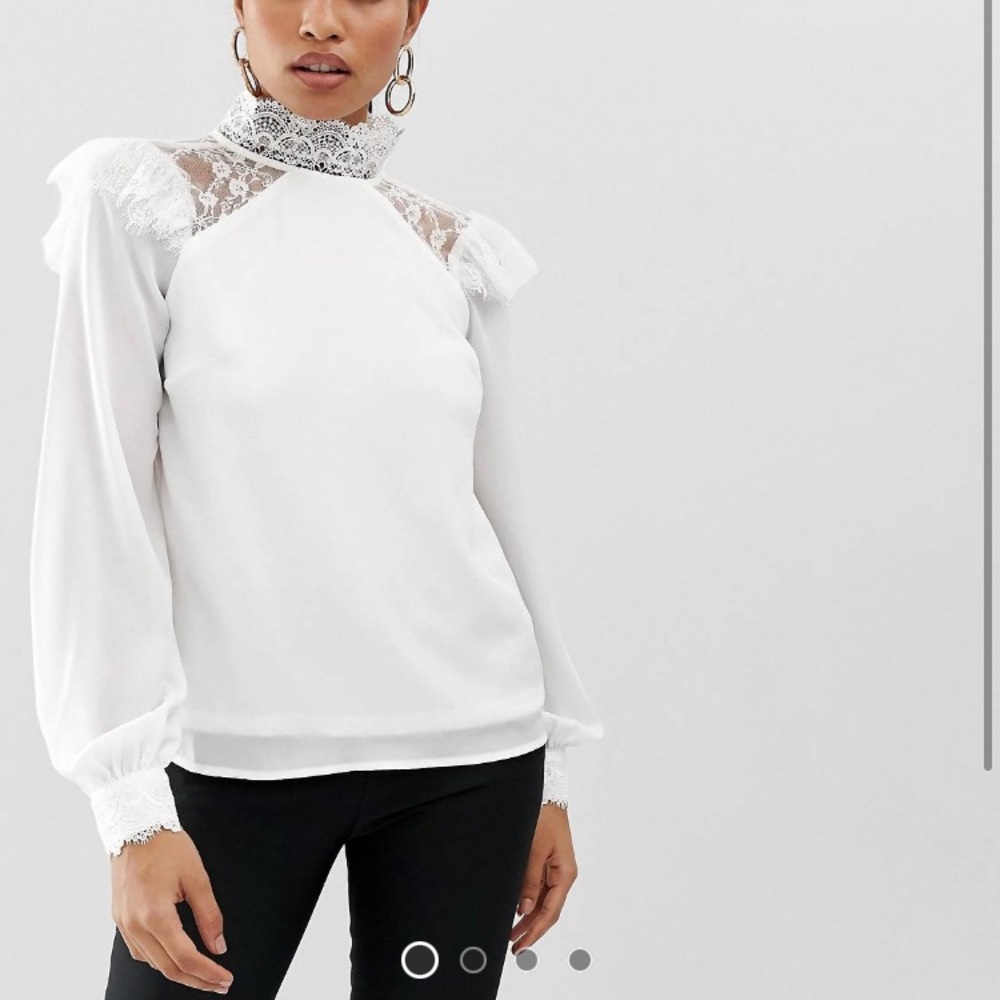 High neck blouse